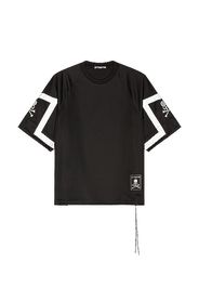 Mastermind World Jacquard Tape Tee in Black