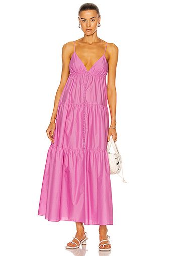 Matteau Triangle Tiered Sun Dress in Pink