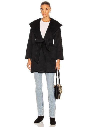 Max Mara Rialto Coat in Navy