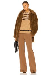 Max Mara Viale Coat in Tan