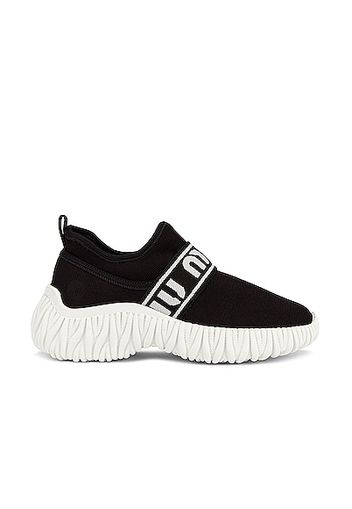 Miu Miu Stretch Sneakers in Black