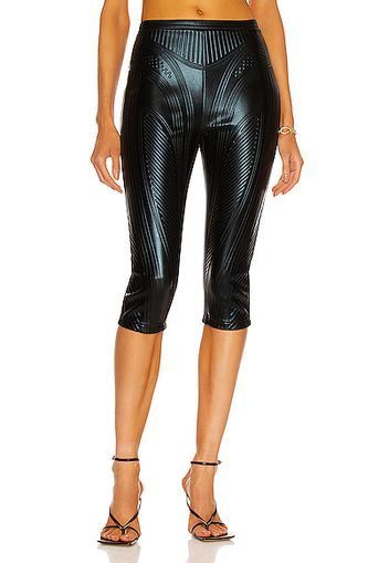 Mugler Embossed Short in Black