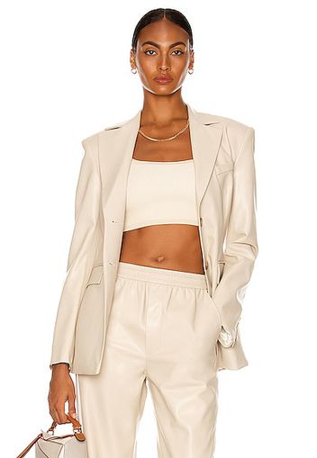 Nanushka Hathi Blazer in Cream