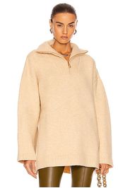 Nanushka Zuma Sweater in Beige