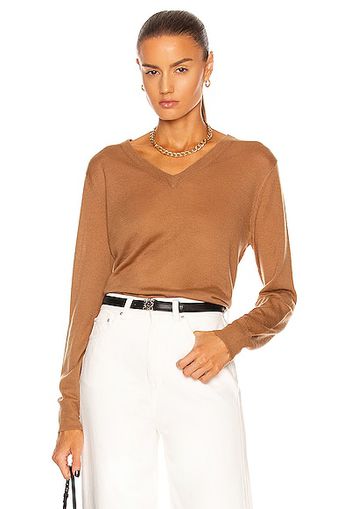 NILI LOTAN Muriel Sweater in Tan