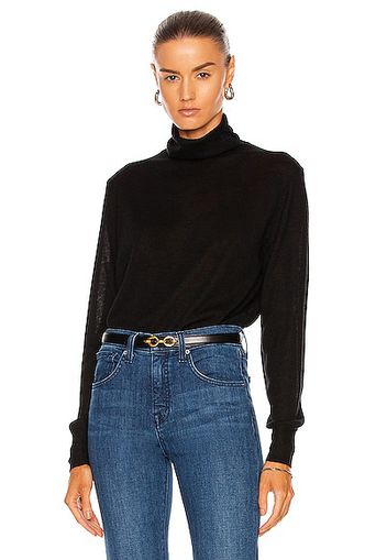 NILI LOTAN Bella Turtleneck Sweater in Black