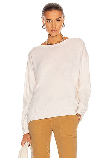 NILI LOTAN Boyfriend Sweater in Ivory