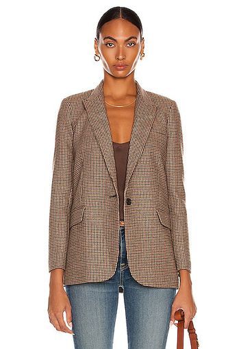 NILI LOTAN Diane Blazer in Brown