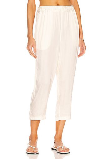 NILI LOTAN Safi Drawstring Pant in Ivory