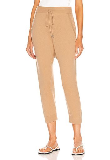 NILI LOTAN Paris Sweatpant in Tan