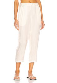 NILI LOTAN Safi Drawstring Pant in Ivory