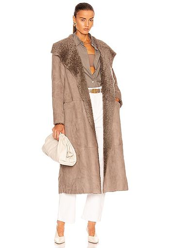 NOUR HAMMOUR Birthday Coat in Grey