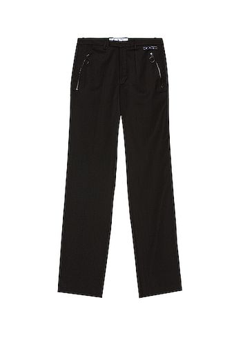 OFF-WHITE Tuxedo Zipped Pant in Black