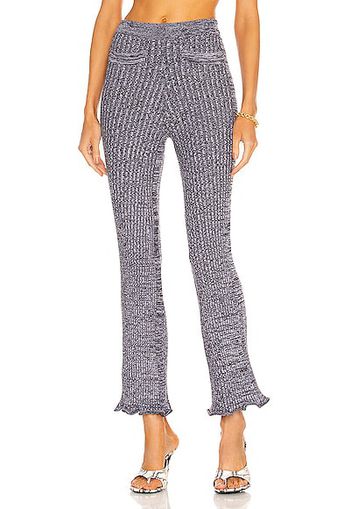 PACO RABANNE Knit Pant in Black & White