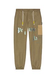 Palm Angels Military Cargo Pant in Olive