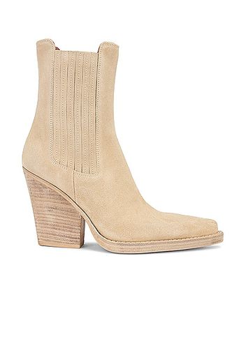 Paris Texas Suede Dallas 100 Ankle Boot in Beige