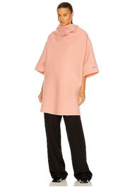 Raf Simons Short Sleeve Scarf Ataraxia Top in Pink