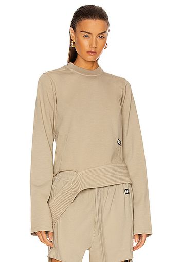 DRKSHDW by Rick Owens Creatch Sweatshirt in Beige