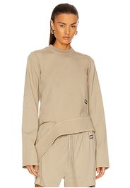 DRKSHDW by Rick Owens Creatch Sweatshirt in Beige