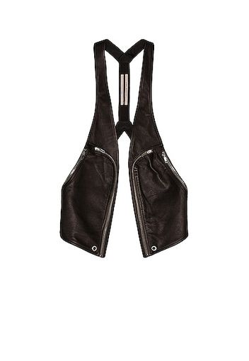 Rick Owens Bauhaus Vest in Black