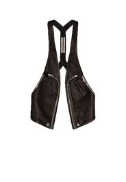 Rick Owens Bauhaus Vest in Black