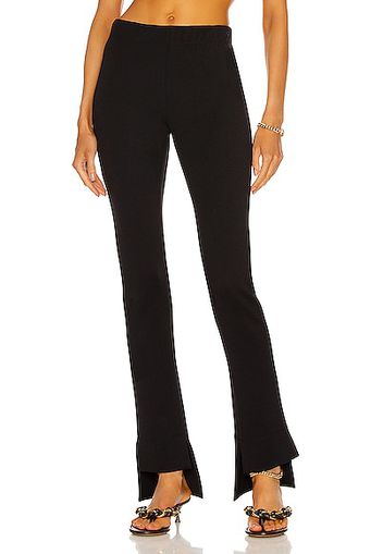 Rosetta Getty Skinny Crop Scuba Pant in Black