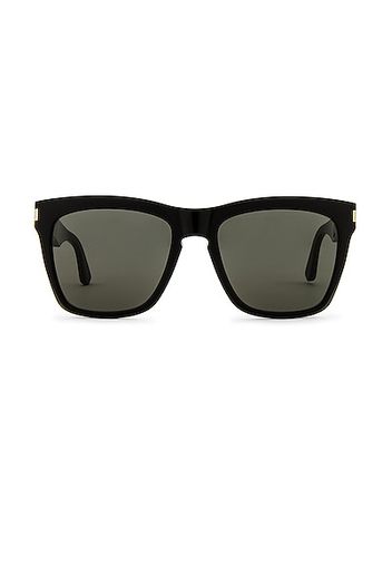 Saint Laurent 137 Devon Sunglasses in Black