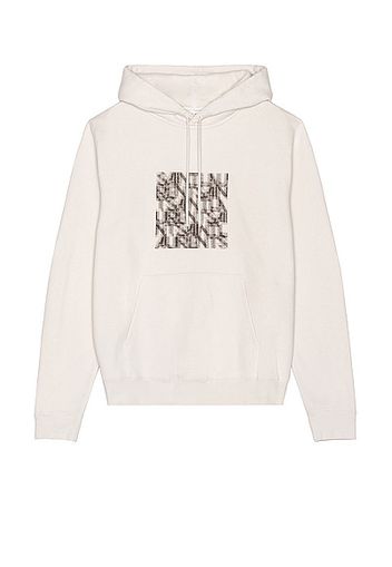 Saint Laurent Hoodie in Ivory