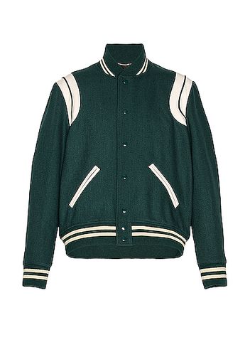 Saint Laurent Bomber Jacket in Green