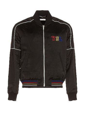 Saint Laurent Patch YSL Teddy in Black