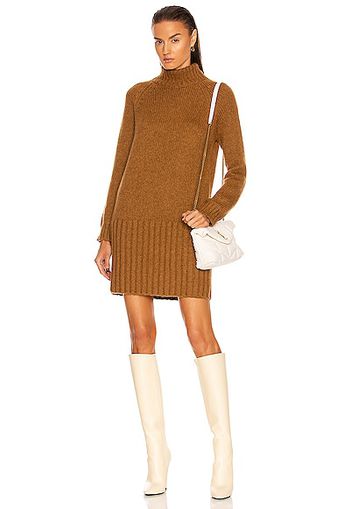 Saint Laurent Sweater Dress in Brown