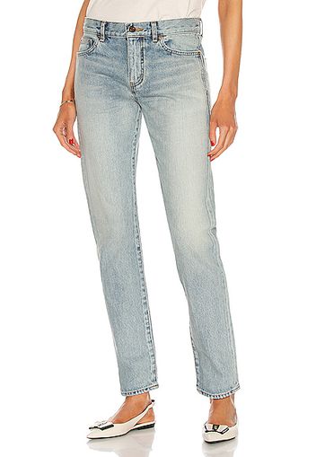 Saint Laurent Boyfriend Jean in Denim-Light