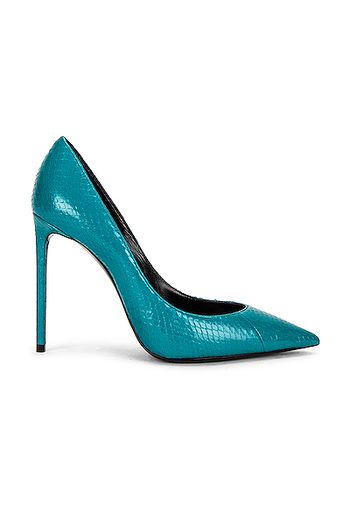 Saint Laurent Zoe Pumps in Green