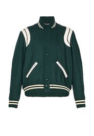 Saint Laurent Bomber Jacket in Green