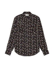 Saint Laurent Classic Western Shirt in Black