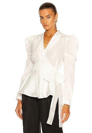 SILVIA TCHERASSI Agnes Top in White