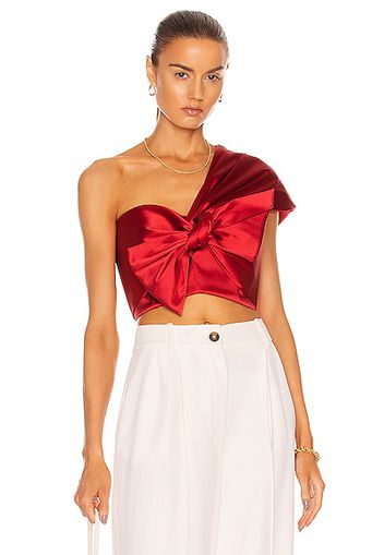 SILVIA TCHERASSI Loreto Blouse in Red