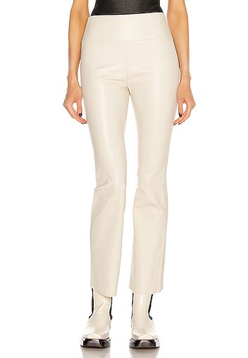 SPRWMN Ankle Flare Legging in White,Neutral