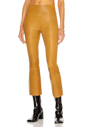 SPRWMN Crop Flare Legging in Tan