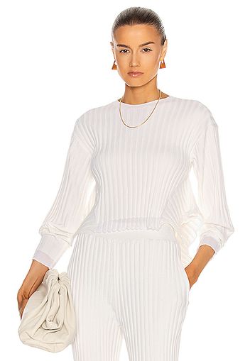 Stella McCartney Crew Neck Sweater in White