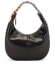 Stella McCartney Small Chain Shoulder Bag in Black