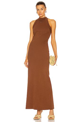 THE ATTICO Ema Maxi Dress in Brown