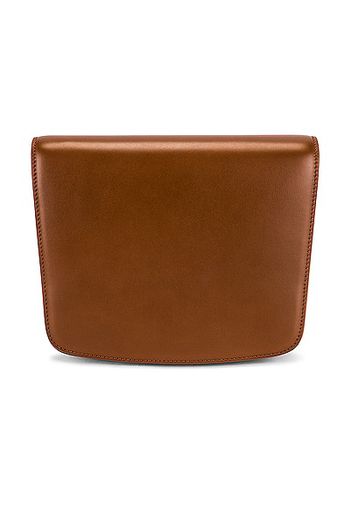 The Row Large Julien Leather Bag in Tan