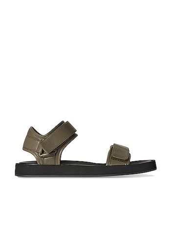 The Row Hook and Loop II Sandals in Green