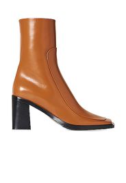 The Row Patch Leather Boots in Brown