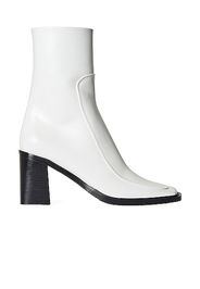 The Row Patch Leather Boots in White