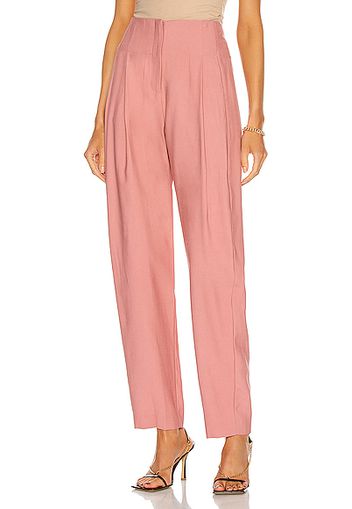 The Sei Pleated Trouser in Pink