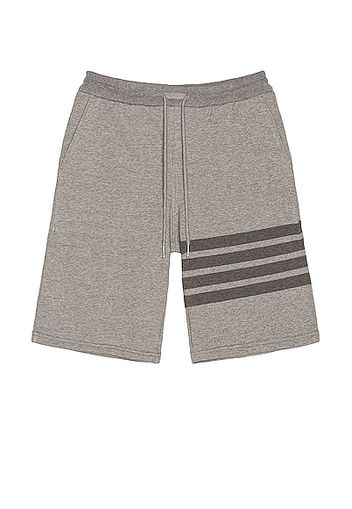 Thom Browne Tonal 4 Bar Sweatshorts in Grey