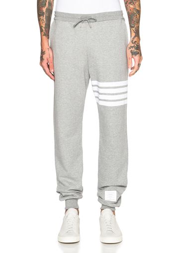 Thom Browne Cotton Sweatpants in Grey