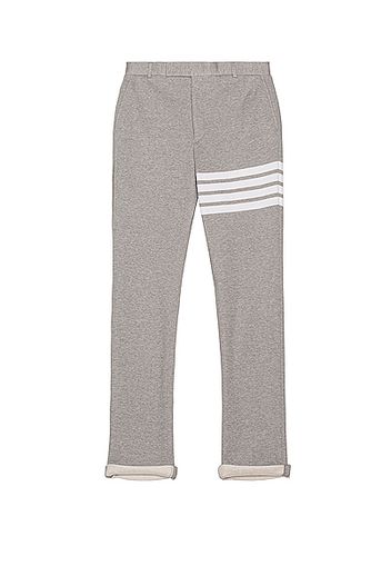 Thom Browne Unconstructed Chino Pant in Gray,Stripes